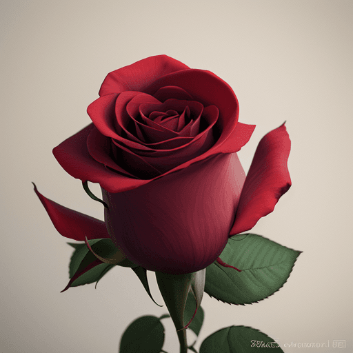 AI generated: A rose