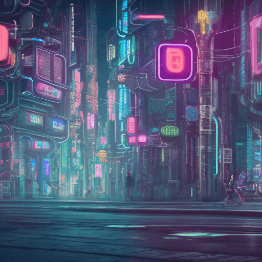AI generated: (film stock), (extremely detailed CG unity 8k wallpaper) full body portrait of a cyberpunk woman lea...