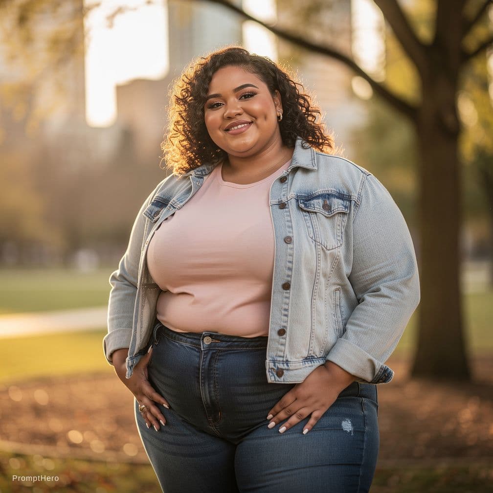 AI generated: bbw female