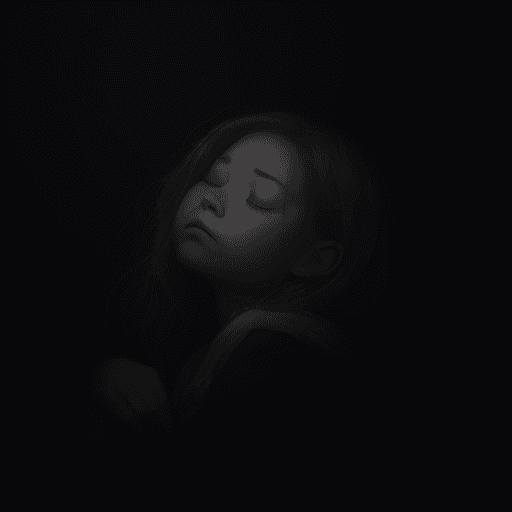 AI generated: A faint whisper in the darkness