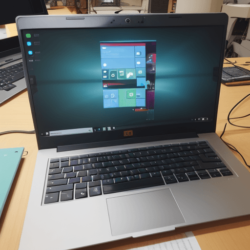 AI generated: laptop servicing