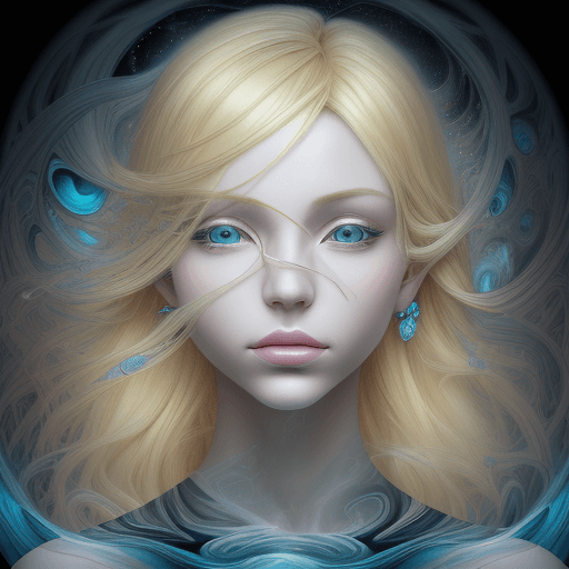 AI generated: Embark on a journey through the enigmatic landscapes of the mind with "Blonde Reverie: A Dream Withi...