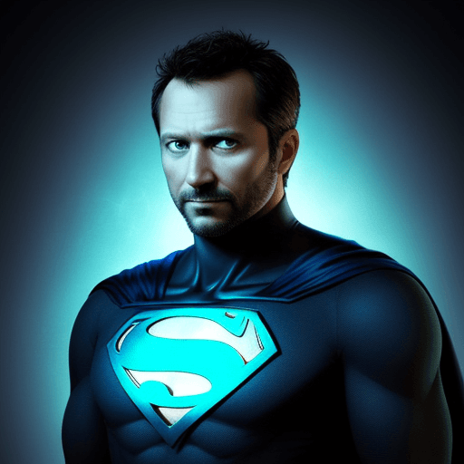 AI generated: 40 YEAR OLD MAN, WHO COMES WITH A NEW IDEA, HE IS A MAN SUPERIOR THAN THE REST IN INTELLIGENCE, HE I...
