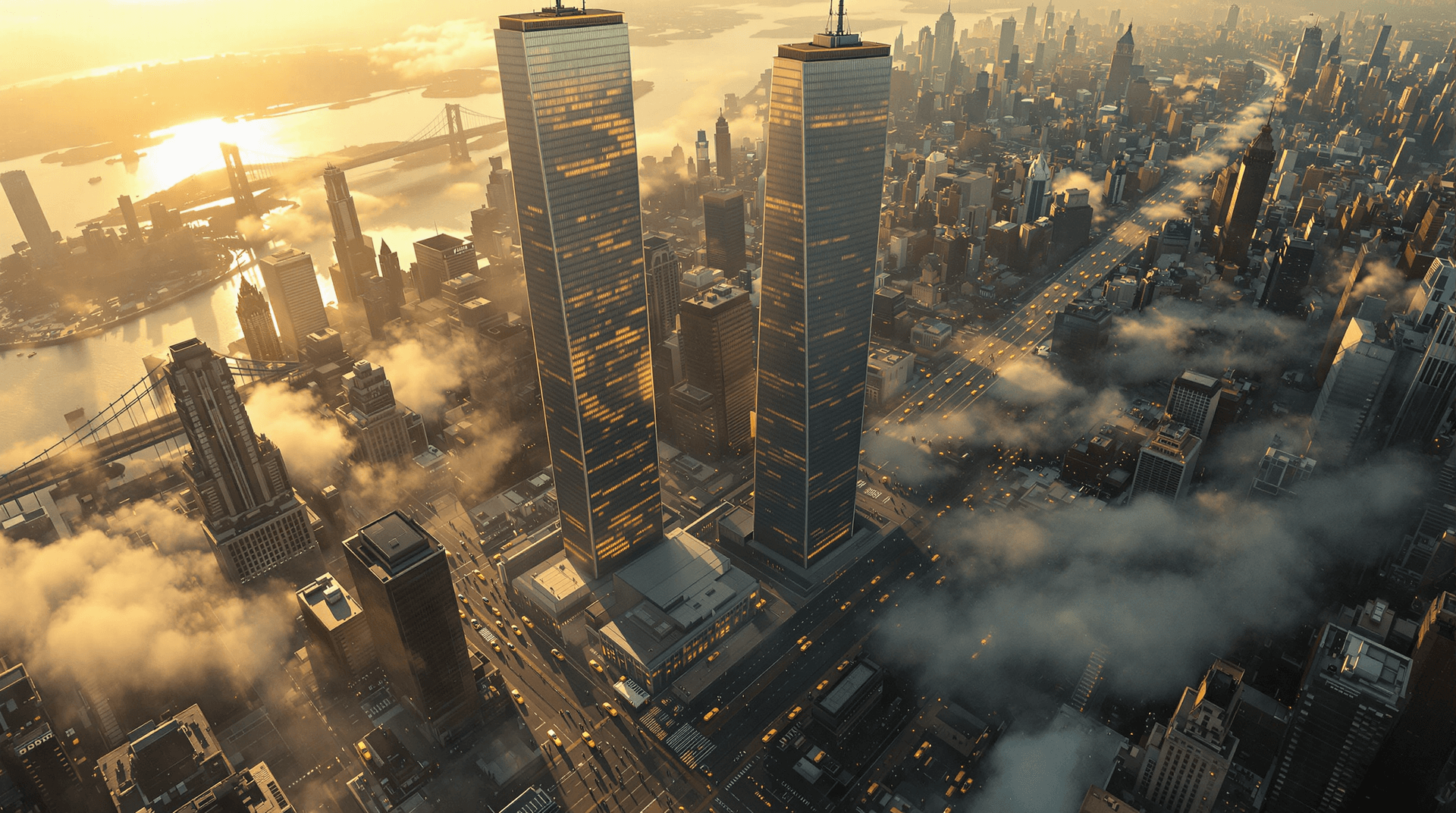AI generated: A breathtaking, hyper-realistic cinematic scene depicting a high-velocity, birds-eye traversal throu...