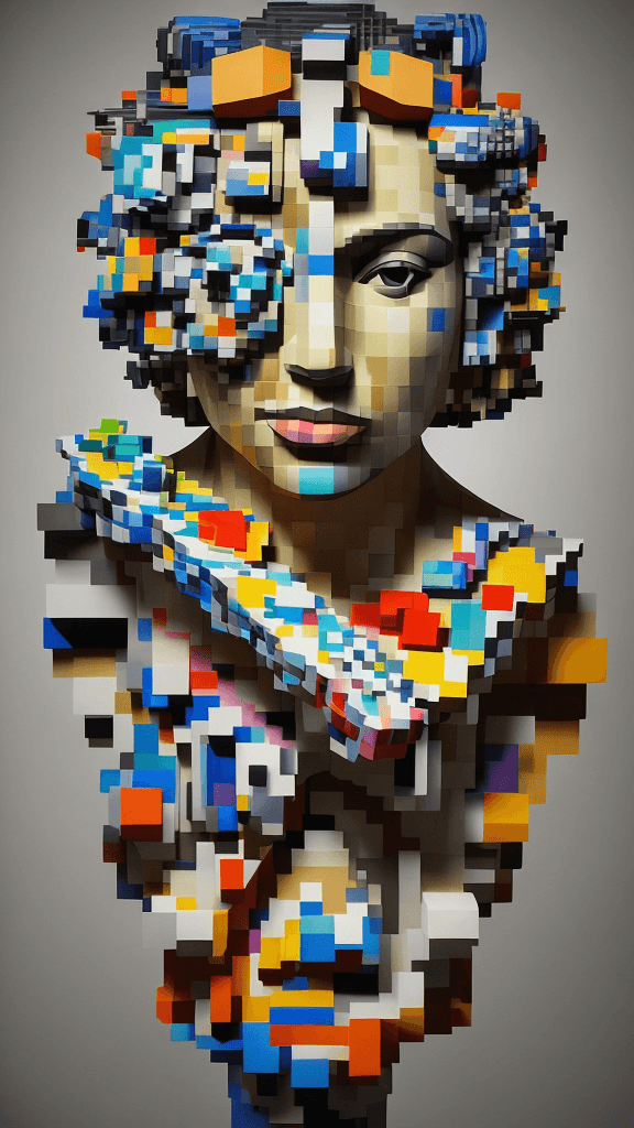 AI generated: rfktrstyle 3D Cubistpaper"An artistic visionary harnessing the essence of creativity, merging intric...
