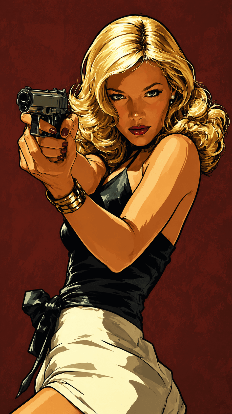 AI generated: Transforme cette image en image style GTAV, pas de logo GTAV, conserve le format de l'image.