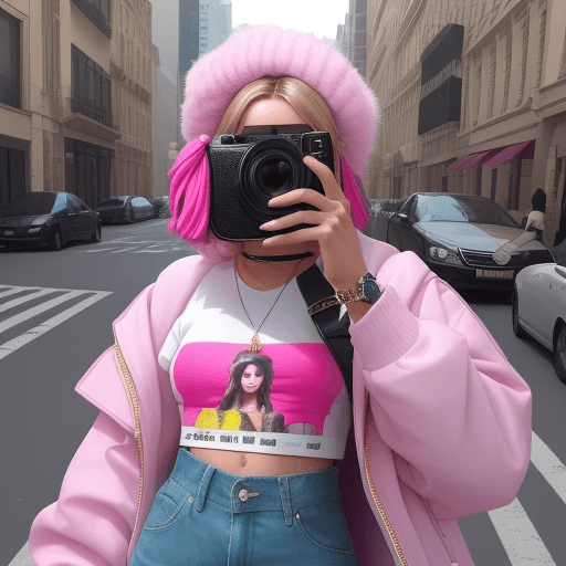 AI generated: a photo looking like an Instagram influencer with a million followers