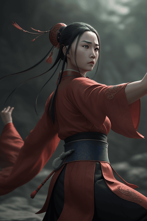 AI generated: a wuxia movie poster,Kung Fu Cult Master ,,8K 3d resolution, detailed,realistic,playstation 5 screen...