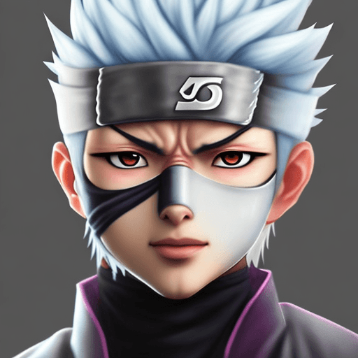 AI generated: kakashi as a Akatsuki , HD , realistic