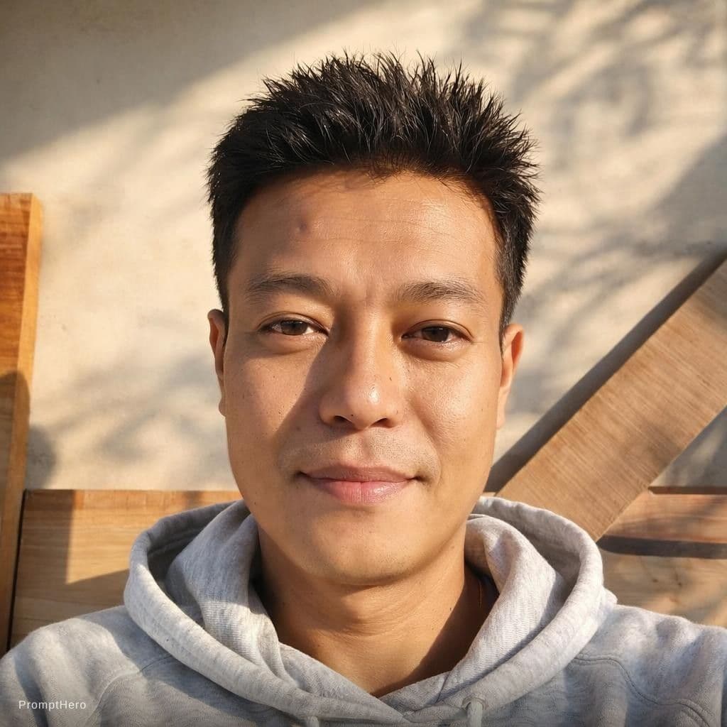 AI generated: Natural sun light 
