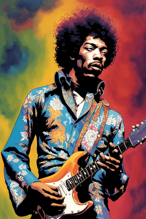 AI generated: Jimi Hendrix