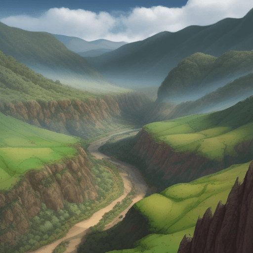 AI generated: Hyper realistic valley