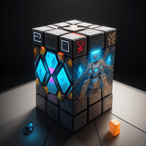AI generated: "A mesmerizingly beautifully detailed and intricate Ai BOX Robot with its hand sticking out holding ...