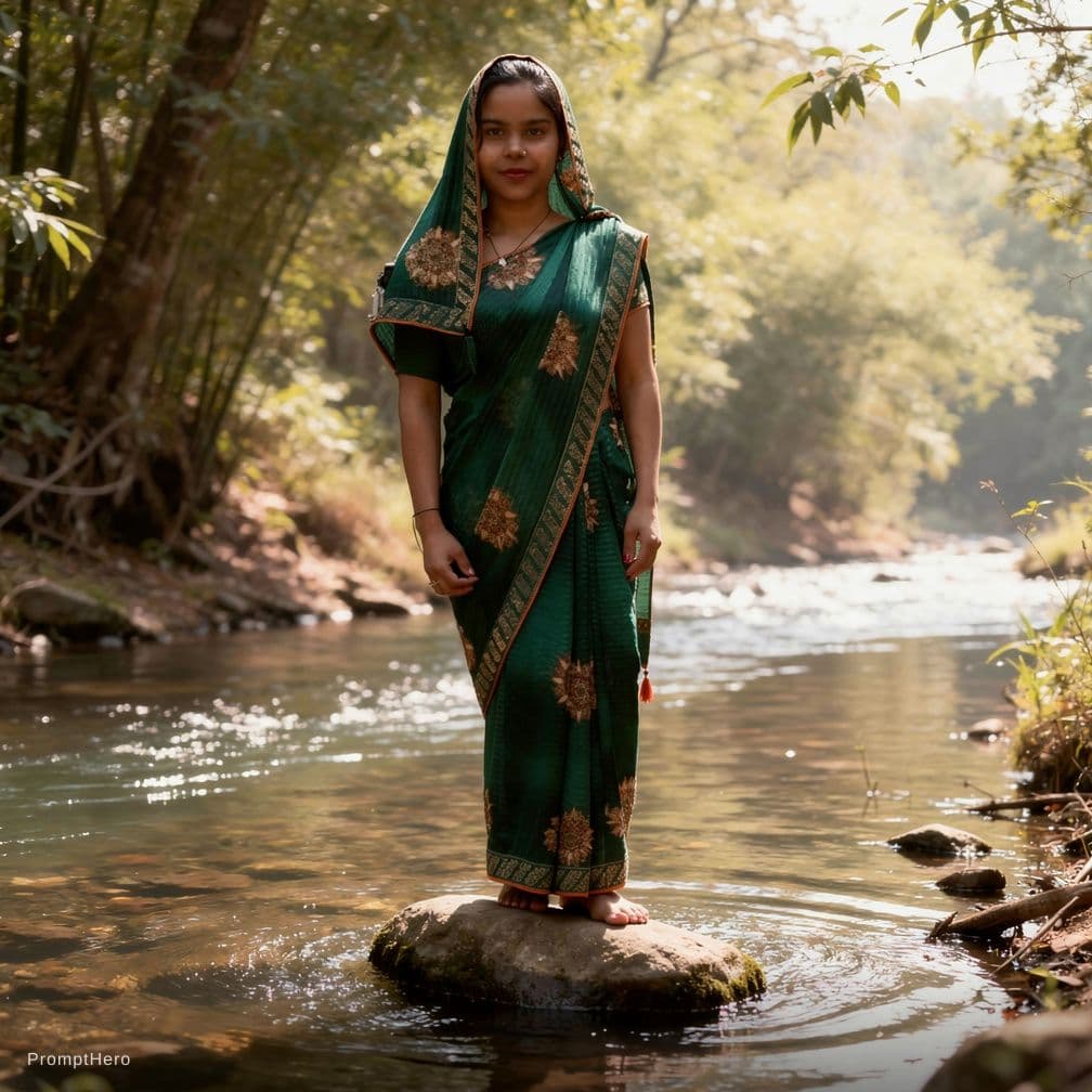 AI generated: <IMAGE_COMPOSITION>
	<COSPLAY_THEMES_MODEL>A young Indonesian widow, curvy with 34G melon-sized brea...