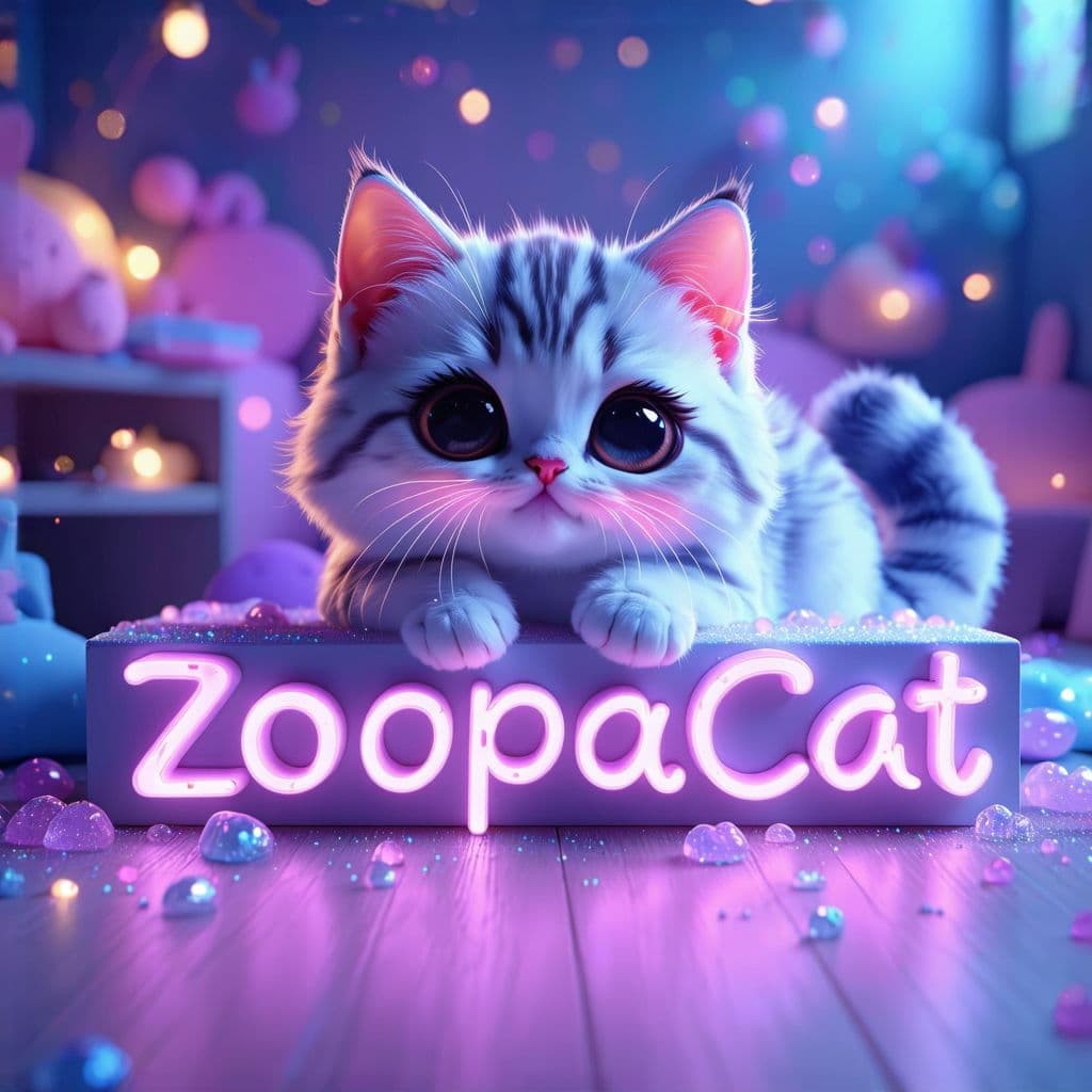 AI generated: **"A professionally designed, ultra-realistic 16K UHD YouTube banner for ‘ZoopaCat,’ with a perfectl...