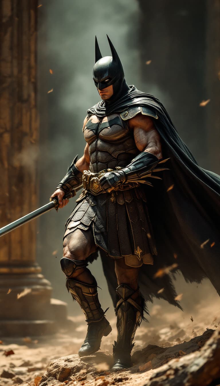 AI generated: 


27w
batman as a gladiator in the roman empire