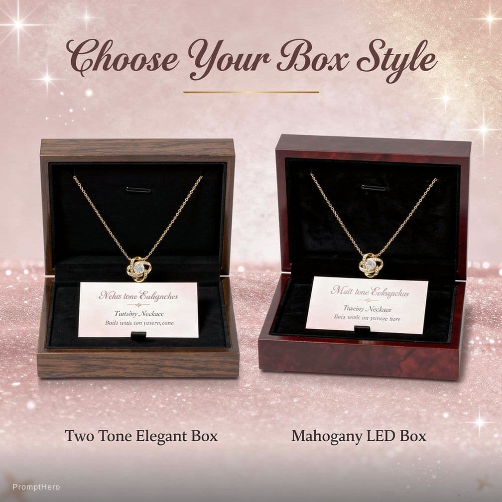 AI generated: Create a professional Etsy-style jewelry product image using the uploaded necklace.

Keep the exact ...
