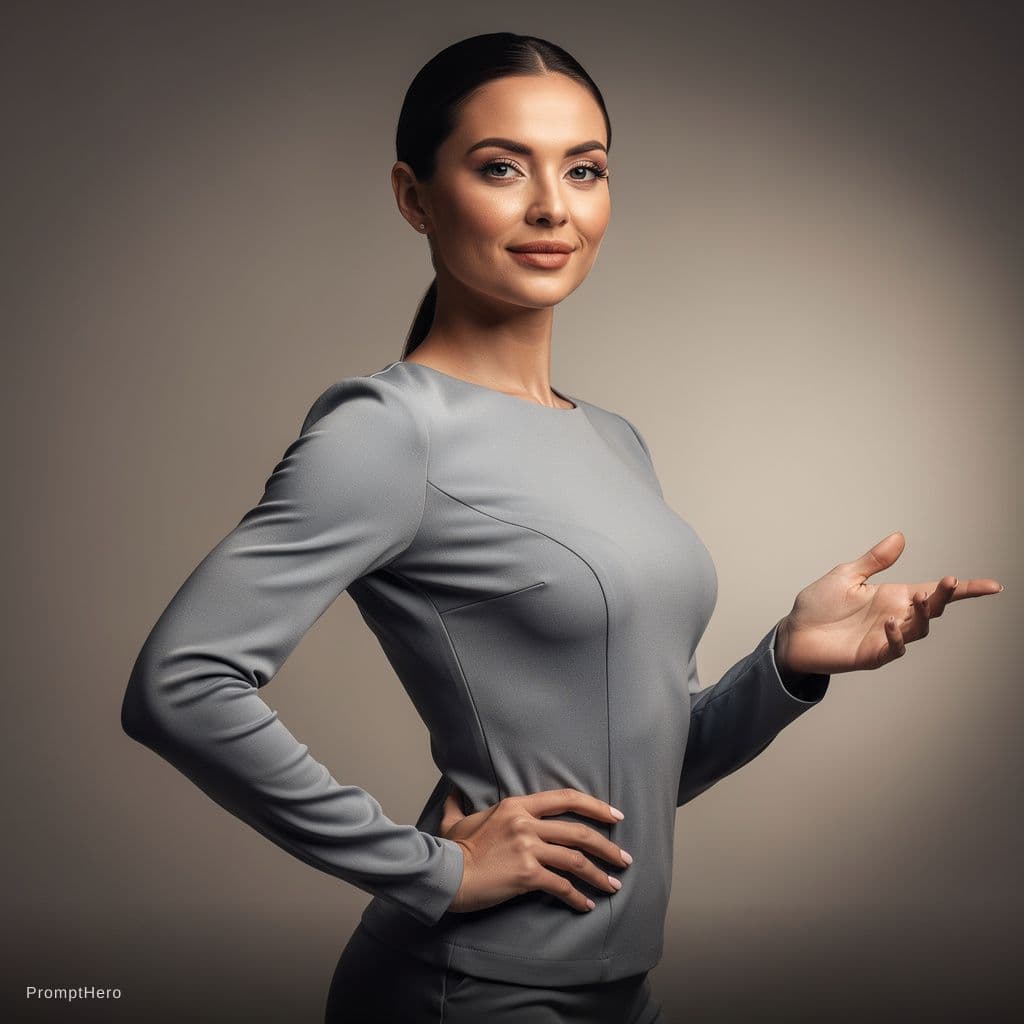 AI generated: Boob show