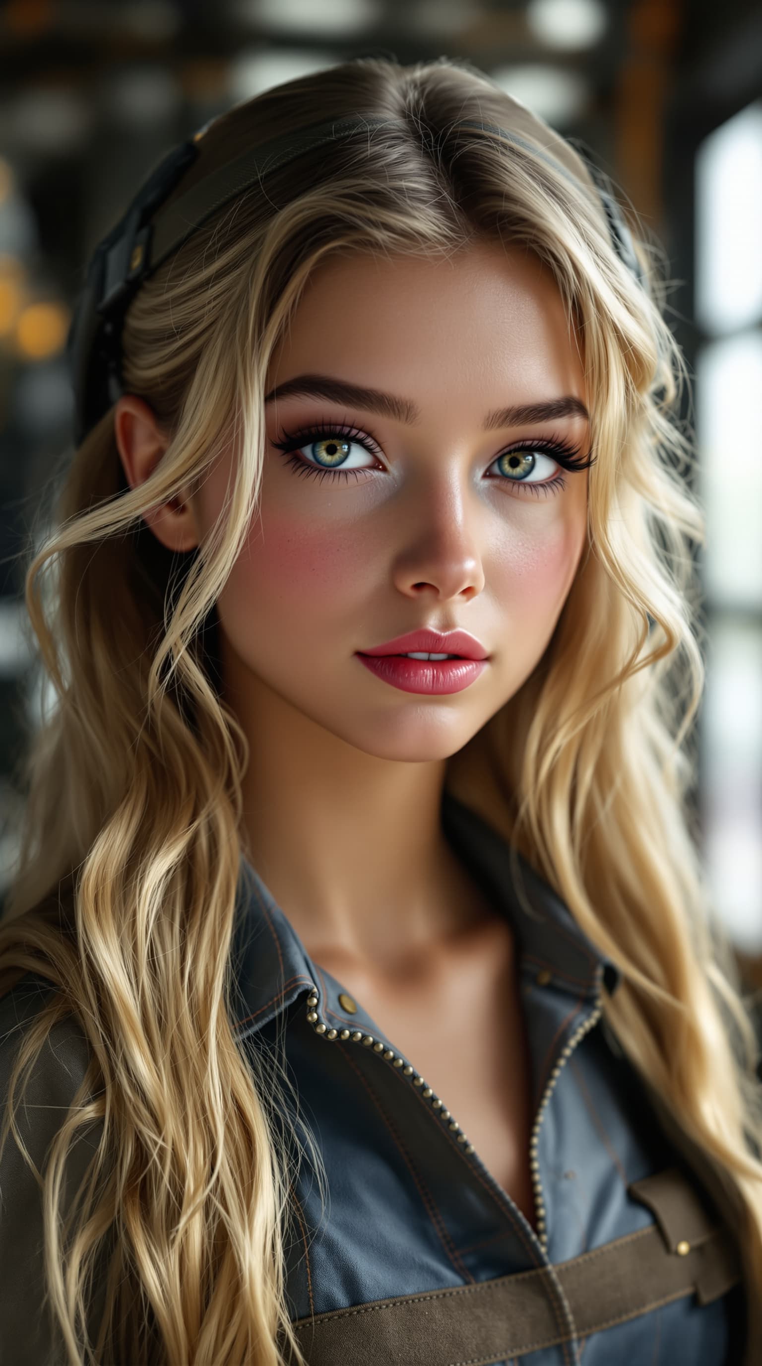 AI generated: A professional portrait of an exceptionally beautiful tween girl, rendered with extraordinary detail...