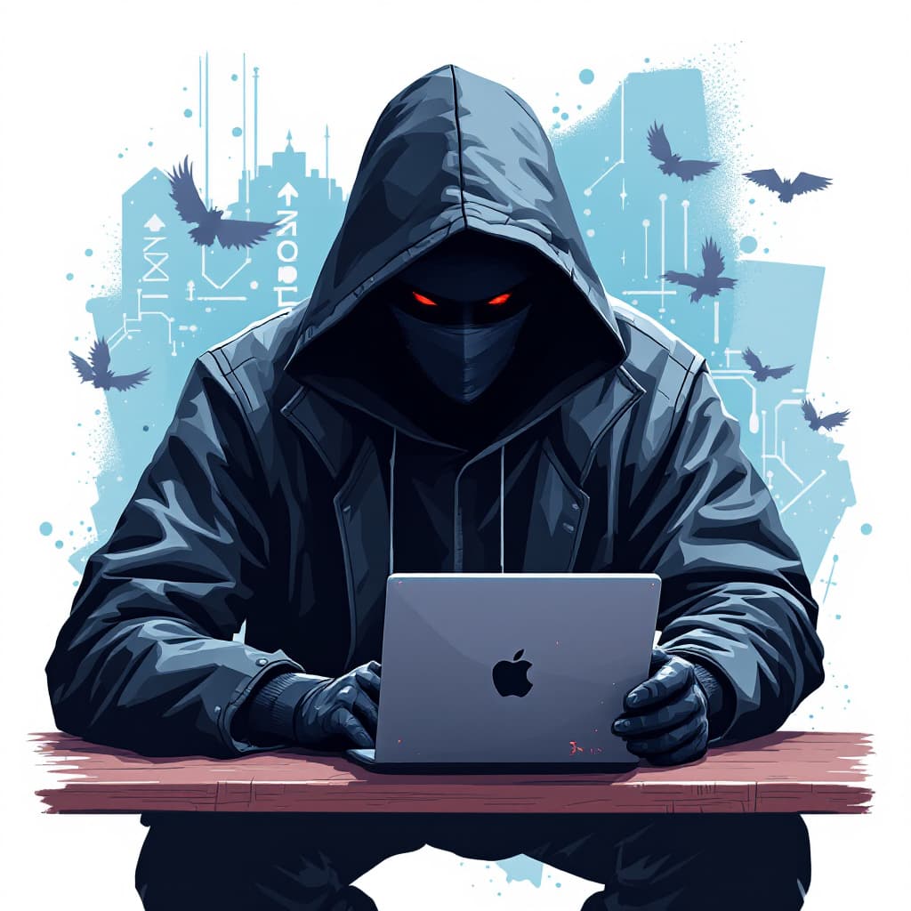 AI generated: hacker try to attack oranization
