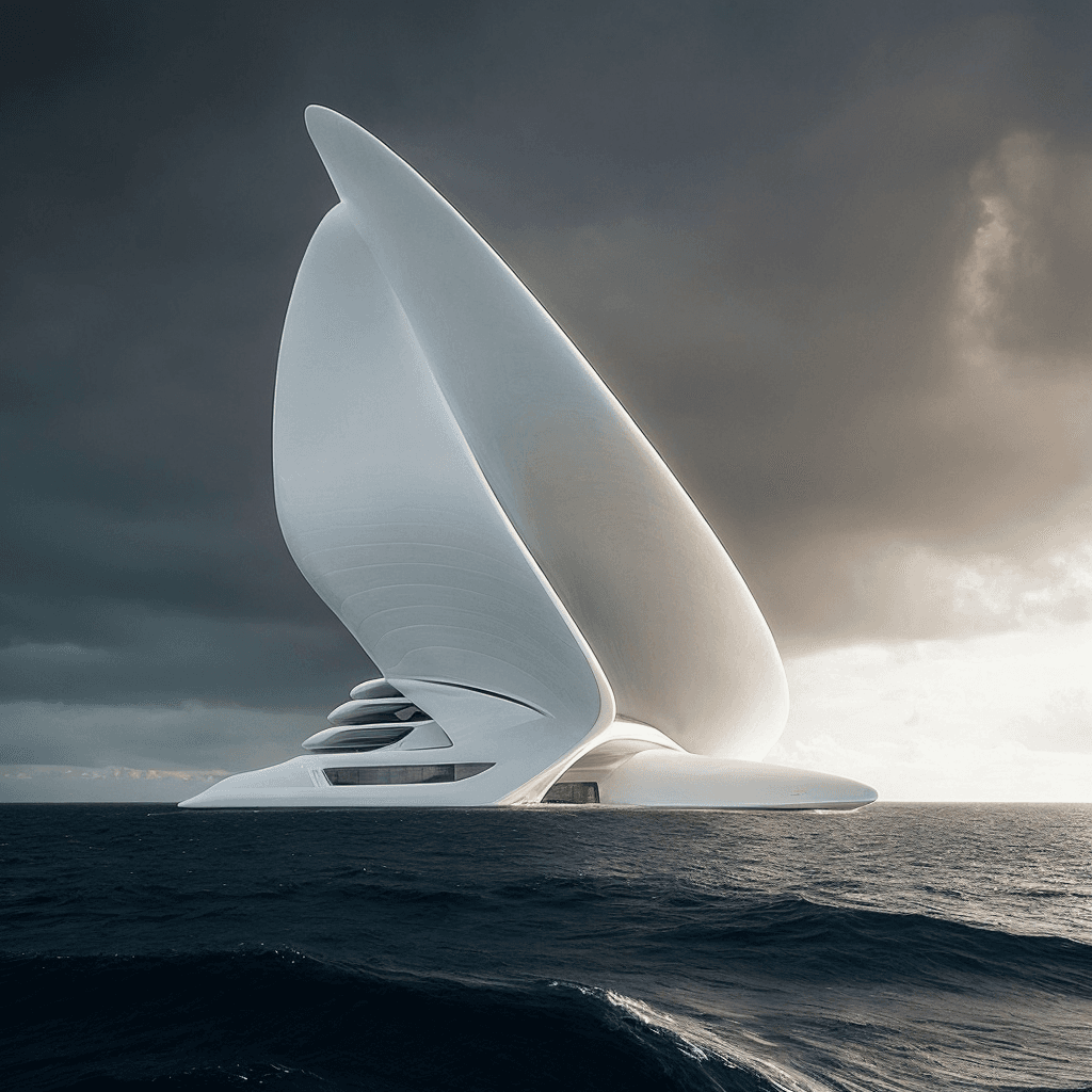 AI generated: [[large oil strokes renaissance painting, light in the style of Rembrandt, luxurious yacht, dynamic ...