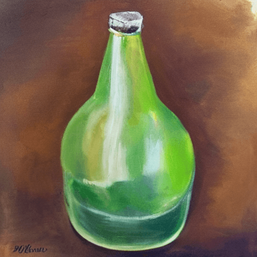 AI generated: a bottle
