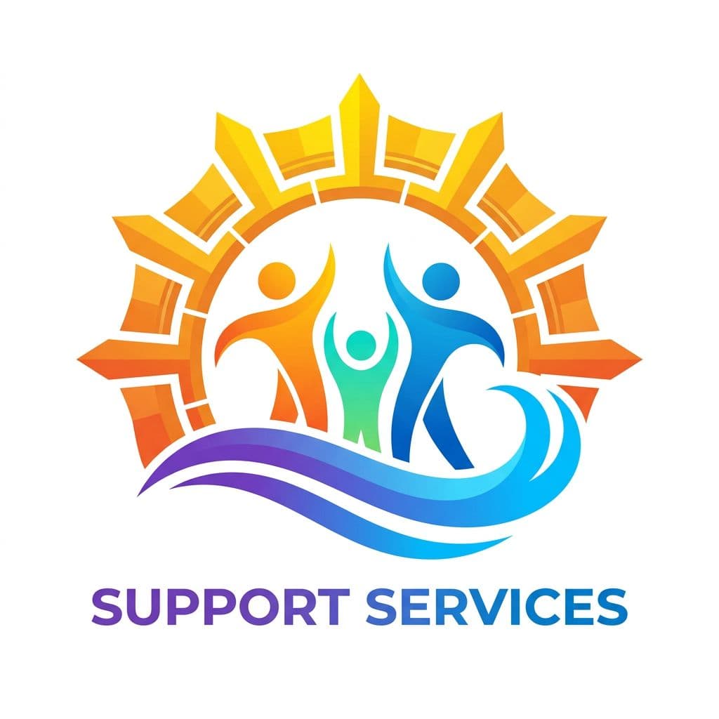 AI generated: MODIFY THE LOGO PROVIDED. THE BUSINESS IS SUPPORT SERVICES, GENERATE A MODERN AND APPEALING NEW LOGO...