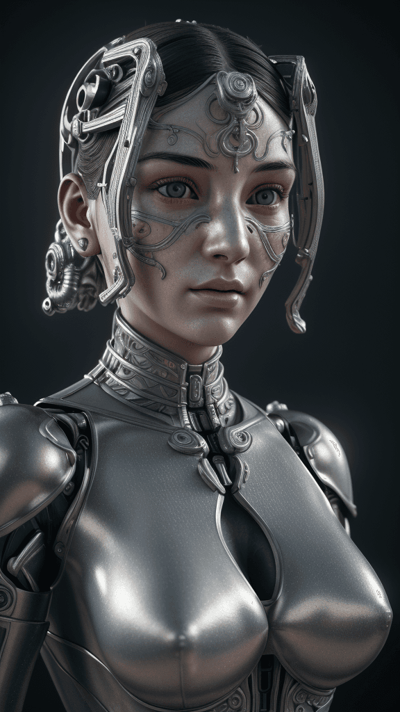 AI generated: (best quality, master:1.2), (realistic, photo-realistic:1.37), ultra detailed,"1mechanical girl,((ul...