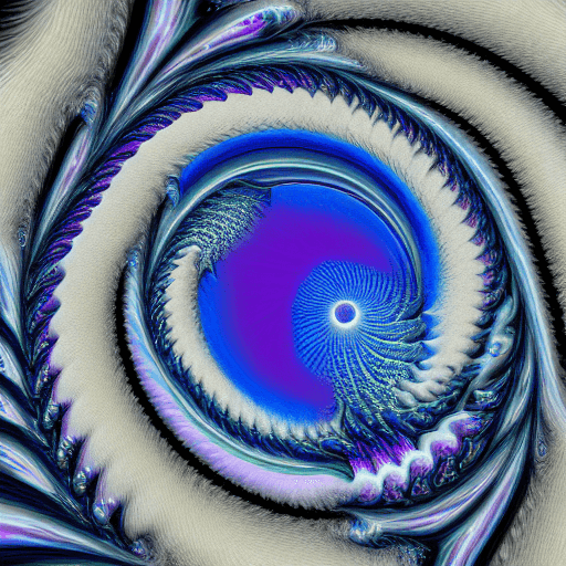 AI generated: A hyperrealistic fractal fibonacci unicorn in space and time