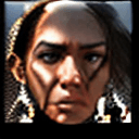 AI generated: ((portrait photography)), (((extreme close up:1.2))), clip from a movie, ((glossy film stock:1.2)), ...
