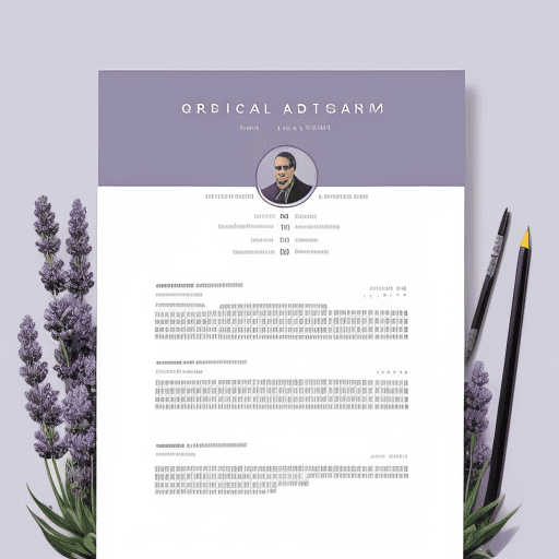 AI generated: Craft a mockup-scenery for a technical, modern premium and professional Curriculum Vitae (CV). Mixed...