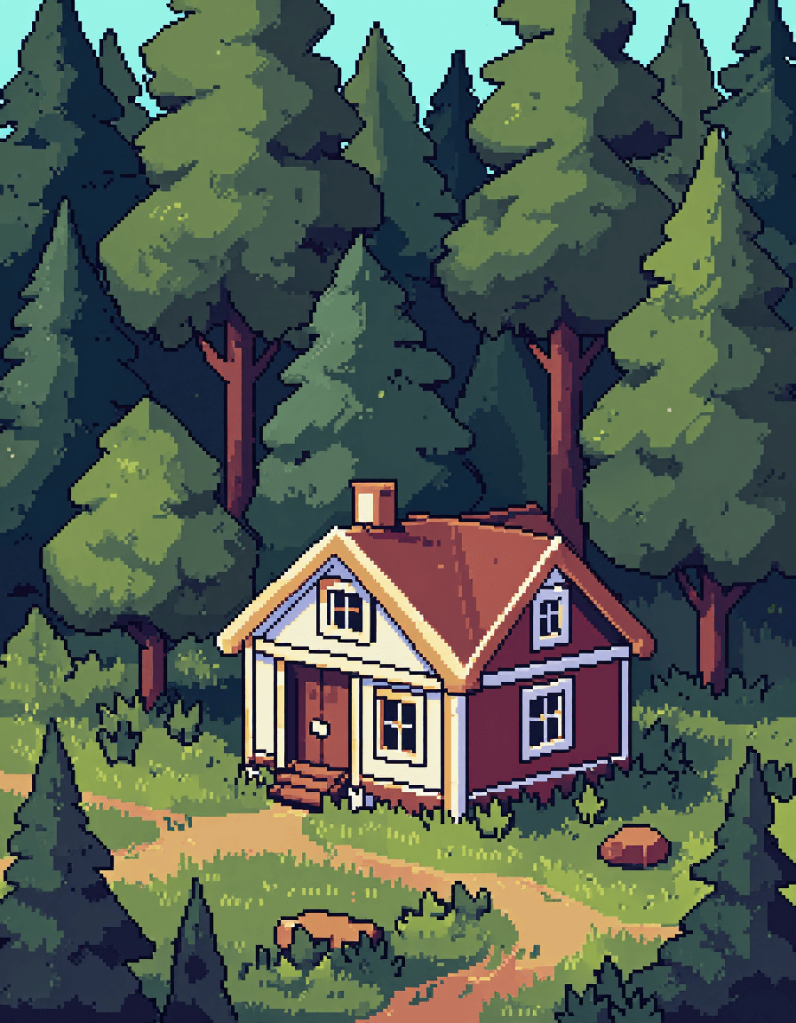 Hard Edge Pixel Art