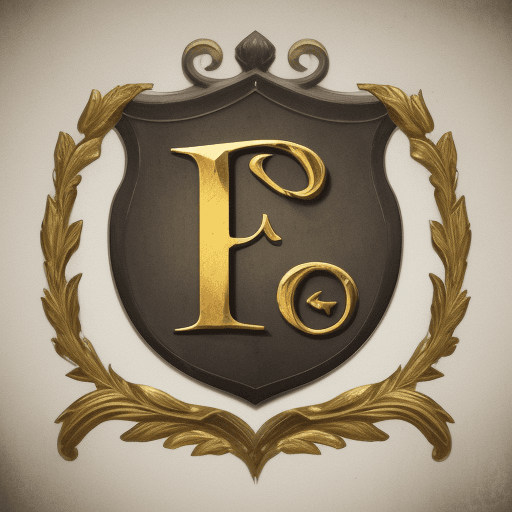 AI generated: a logo like Harry Potter with the golden letter G and P