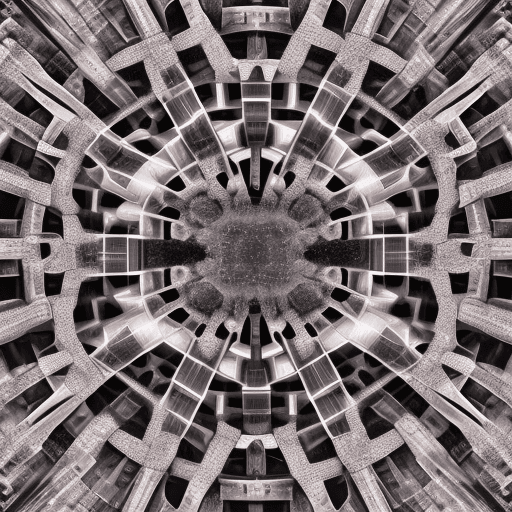 AI generated: Multifaceted and crystalline, highly detailed photography