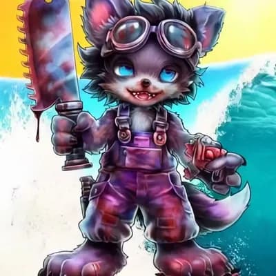AI generated video: A koala bear and a candy striped surfboard surfing the high waves down in the Australian warm waters...
