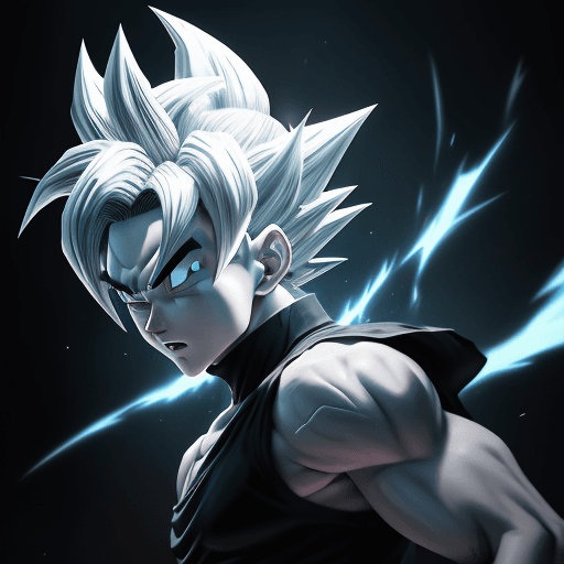 AI generated: dragon ball anime art wall art picture with dragon ball art / dragon ball xv, in the style of dark a...