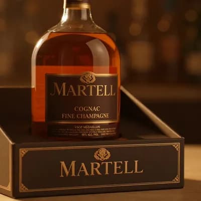 AI generated video: Ai generated image for a Martell product 