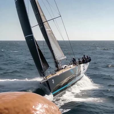 AI generated video: A giant octopus grabs onto the ship with its tentacles
