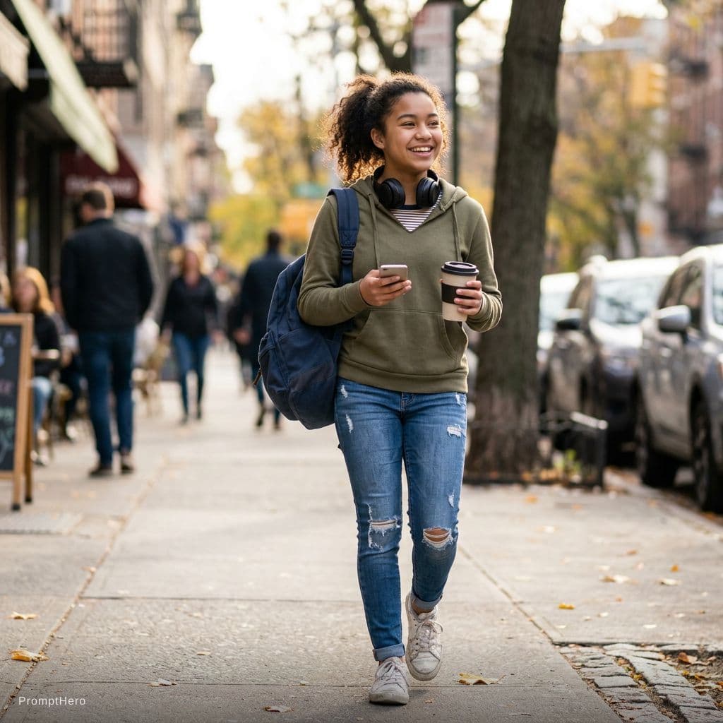 AI generated: teen