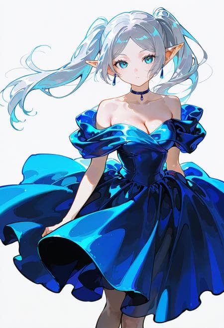 Short Satin Dress - Image 3