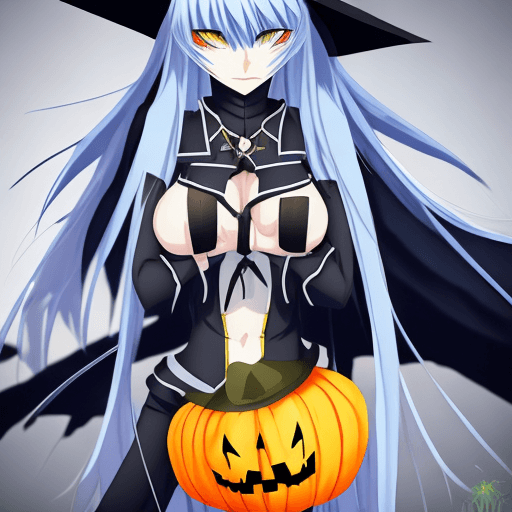 AI generated: Esdeath, Jack- o pose
