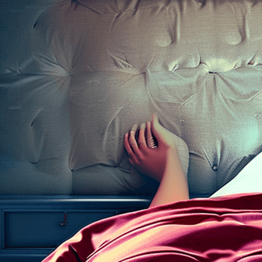 AI generated: High resolution photography romance book cover of man and woman in bed, in a passionate kiss, atmosp...
