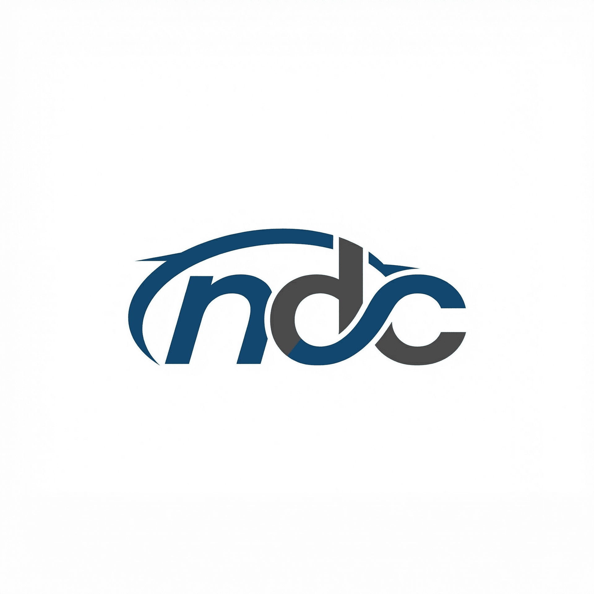 AI generated: a logo for a car store, named "ndc"