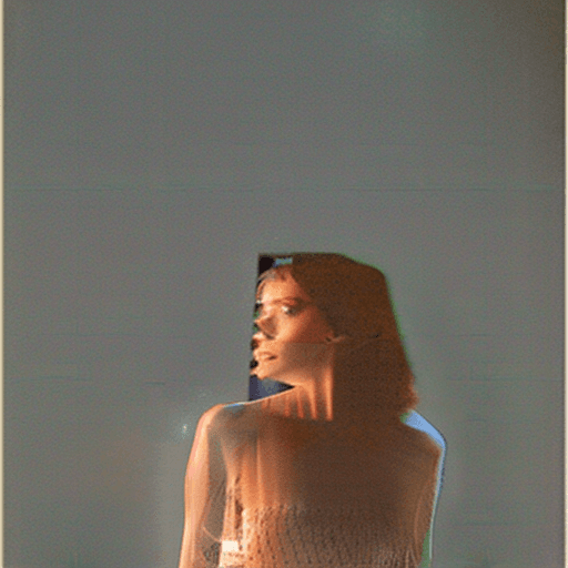 AI generated: High resolution photography a girl. In a see through dress
