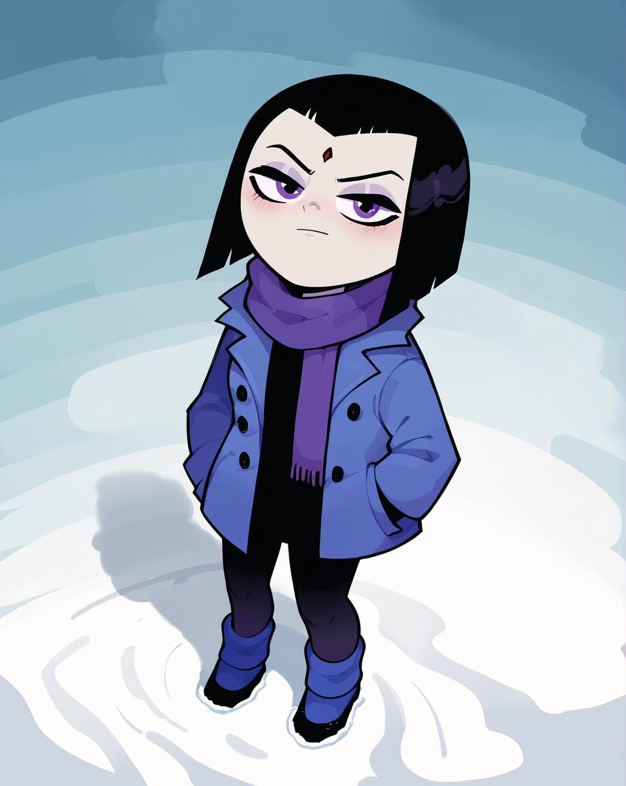 Raven - Teen Titans GO! (Character) [Illustrious + PonyDiffusionXL]