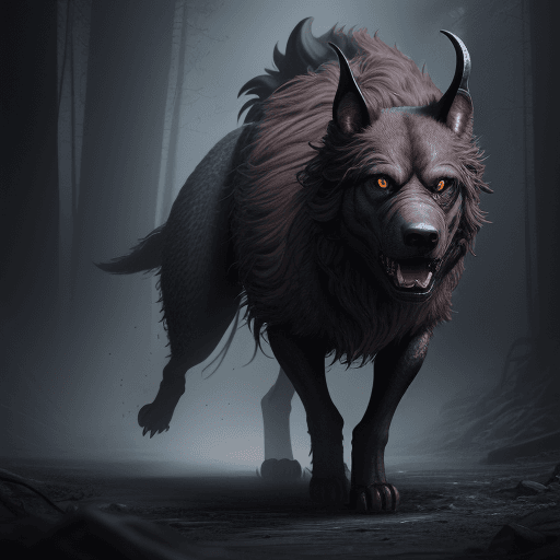 AI generated: On eyesight, 12 meter distance Hyperrealistic, 8K, detailed, digital illustration of a imposing walk...
