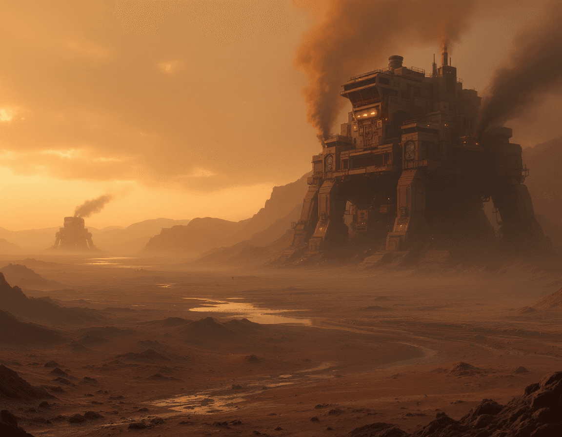 AI generated: by Jon McCoy. Create an image depicting the destruction of a world. Create a science fiction concept...