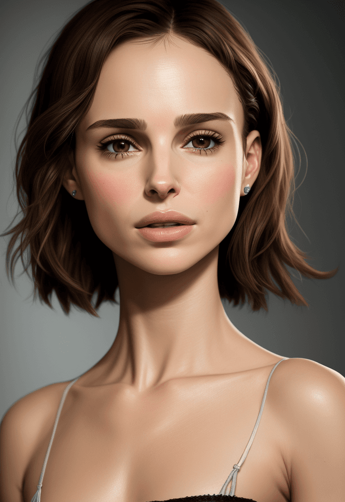 AI generated: ultra realistic, nathalie portman