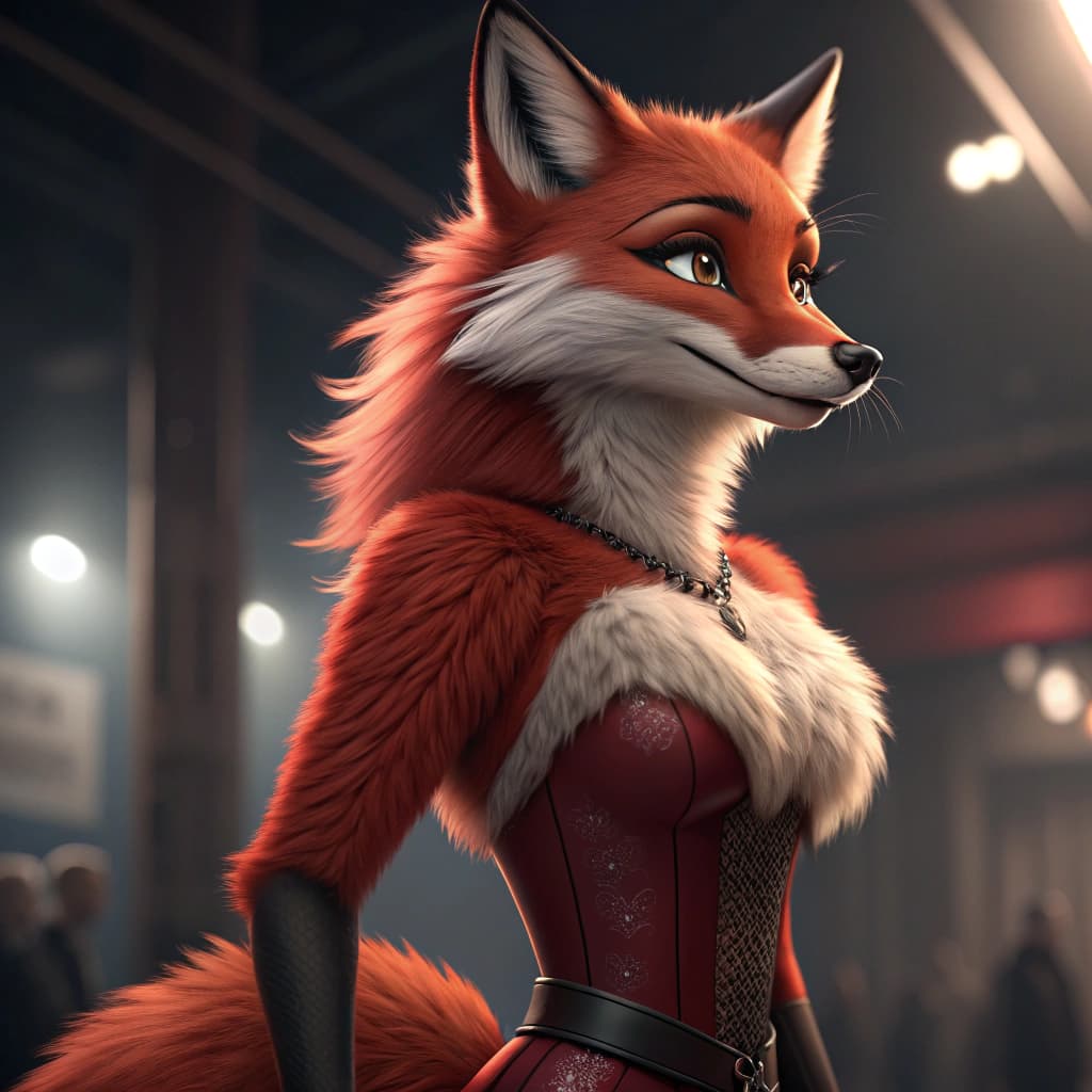 AI generated: absurdres, furry, female furry, anthro, trending on artstation, uploaded on e621, detailed portrait ...