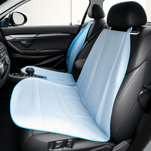AI generated: Photo of microfibre cleaning  cloth to clean a BMW Car